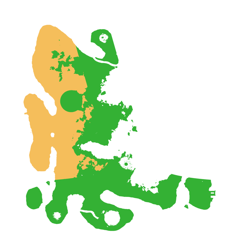 Biome Rust Map: Procedural Map, Size: 3000, Seed: 1053427