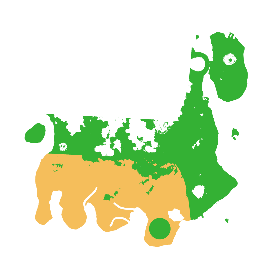 Biome Rust Map: Procedural Map, Size: 3250, Seed: 842850313