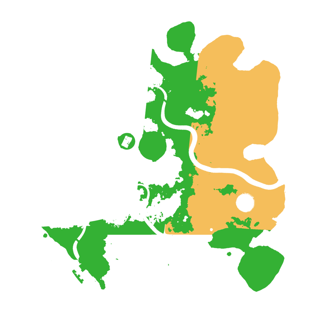 Biome Rust Map: Procedural Map, Size: 3000, Seed: 486287