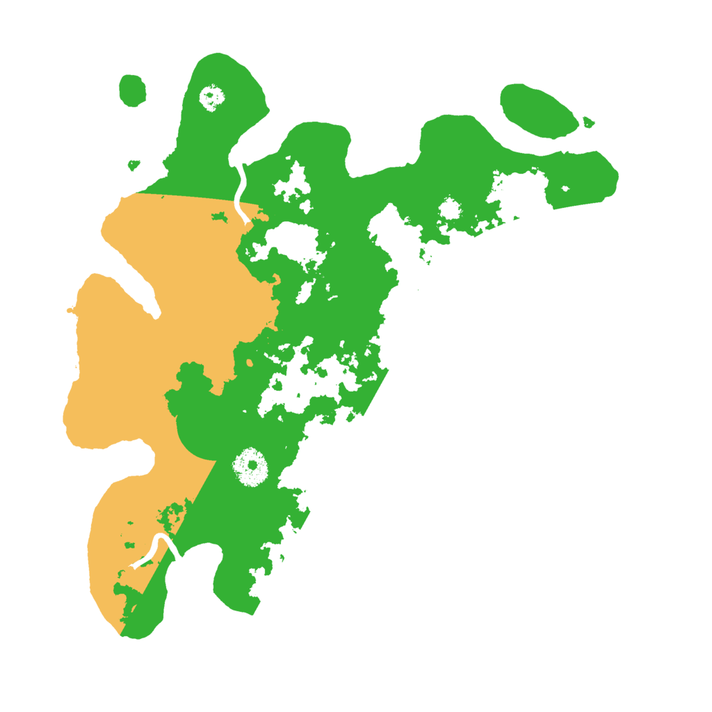 Biome Rust Map: Procedural Map, Size: 3000, Seed: 7869