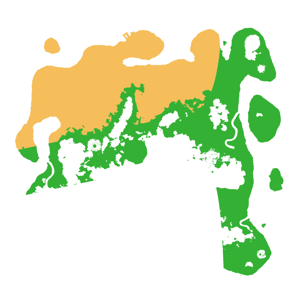 Biome Rust Map: Procedural Map, Size: 3500, Seed: 313038512