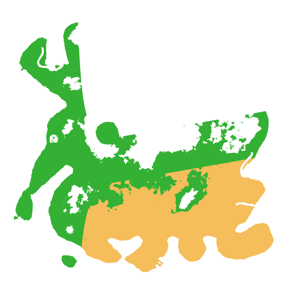 Biome Rust Map: Procedural Map, Size: 3500, Seed: 561262057