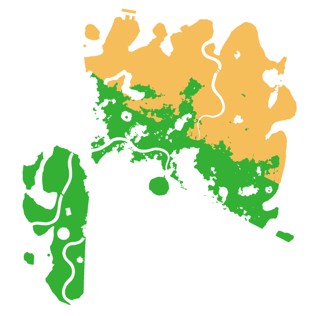 Biome Rust Map: Procedural Map, Size: 4500, Seed: 33186231