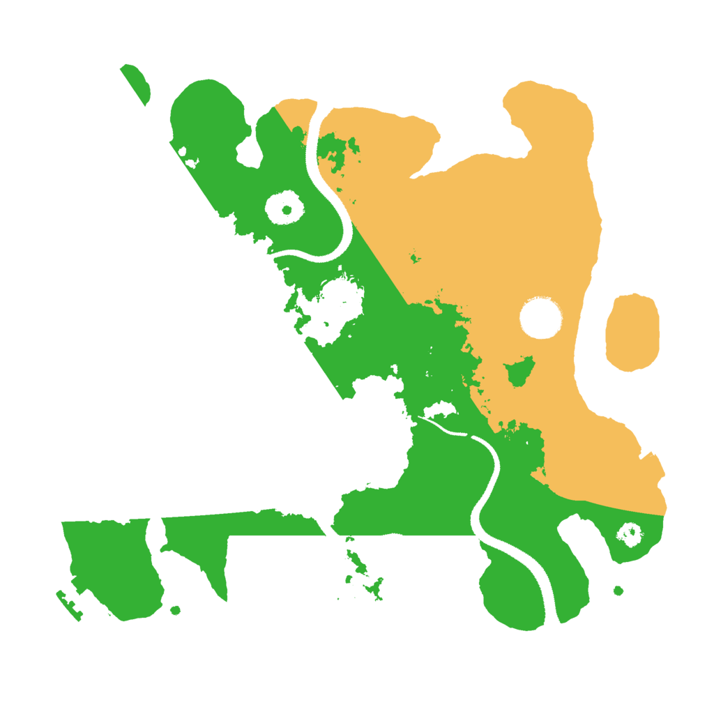 Biome Rust Map: Procedural Map, Size: 3000, Seed: 2002776485