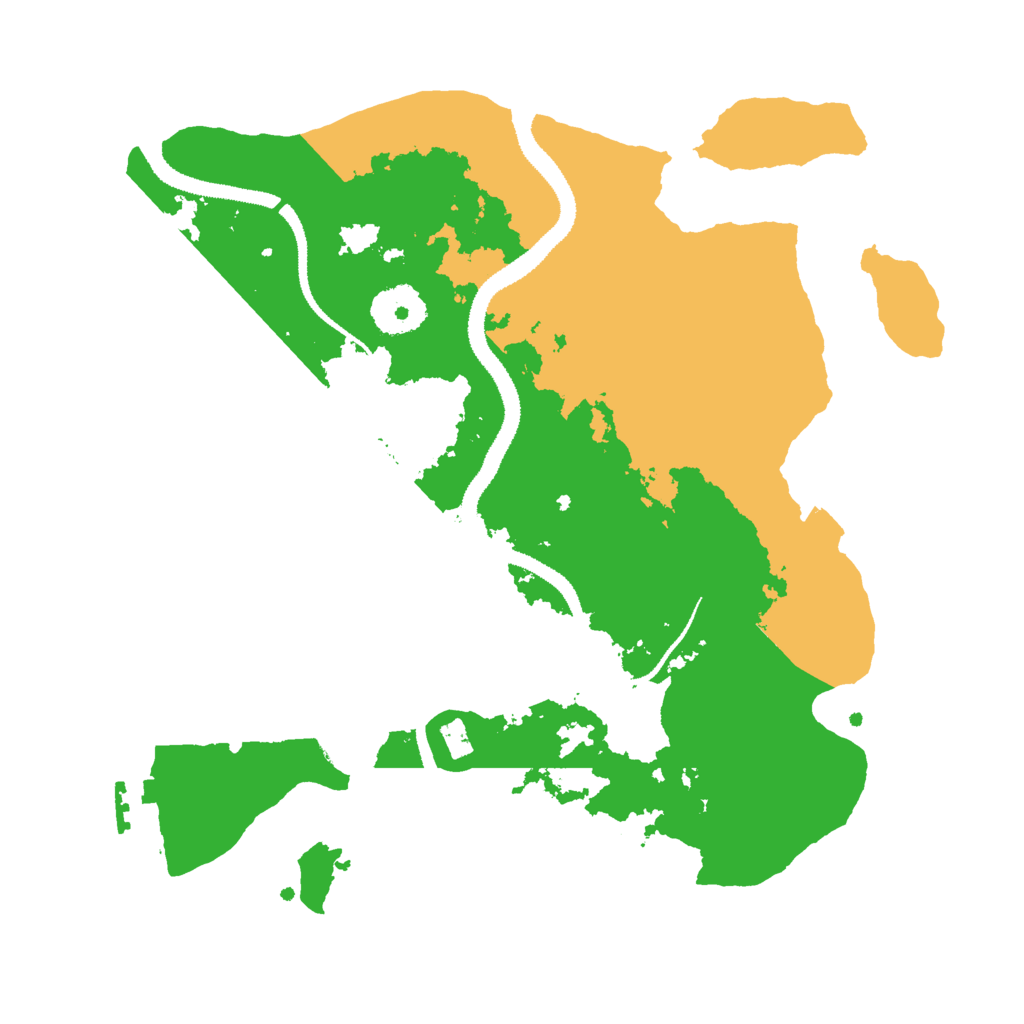 Biome Rust Map: Procedural Map, Size: 3000, Seed: 78577321