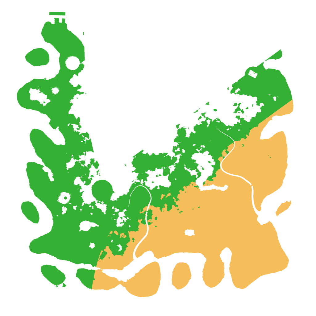 Biome Rust Map: Procedural Map, Size: 4000, Seed: 68507956