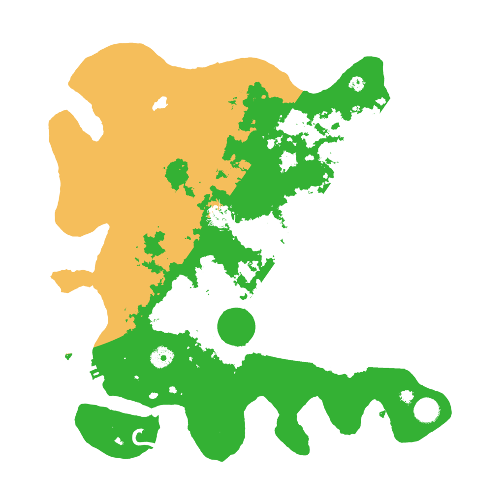 Biome Rust Map: Procedural Map, Size: 3500, Seed: 493418636