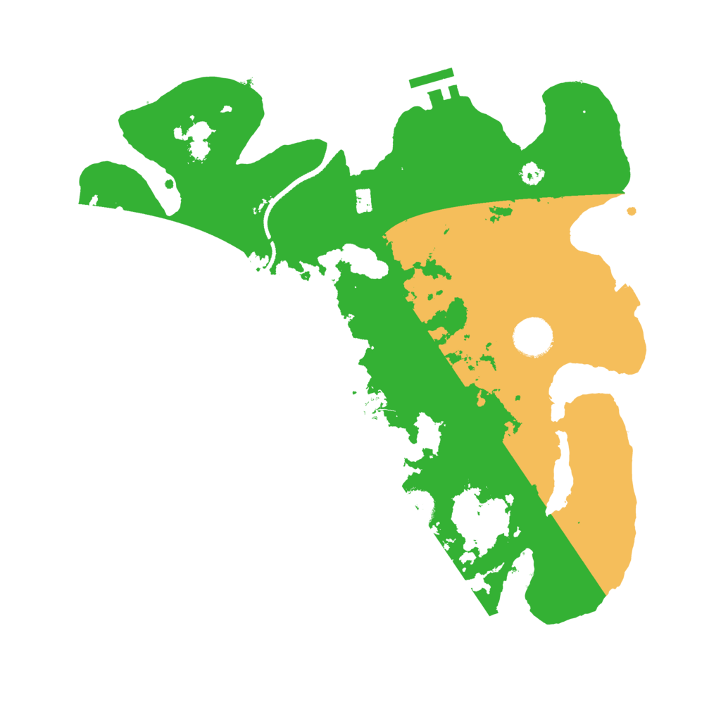 Biome Rust Map: Procedural Map, Size: 3250, Seed: 94875