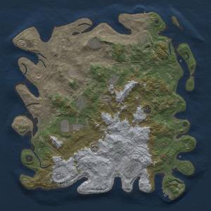 Thumbnail Rust Map: Procedural Map, Size: 4500, Seed: 635480406, 20 Monuments