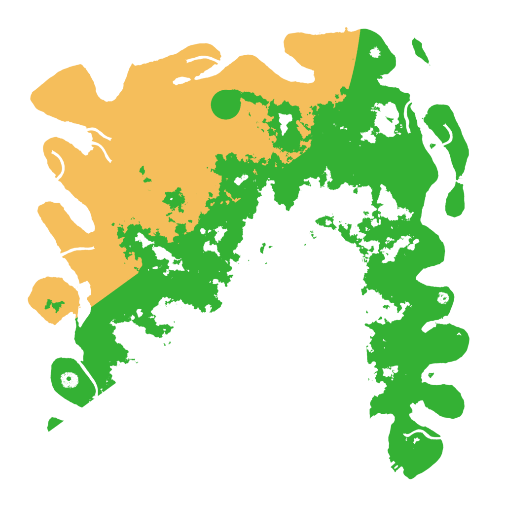 Biome Rust Map: Procedural Map, Size: 4500, Seed: 635480406