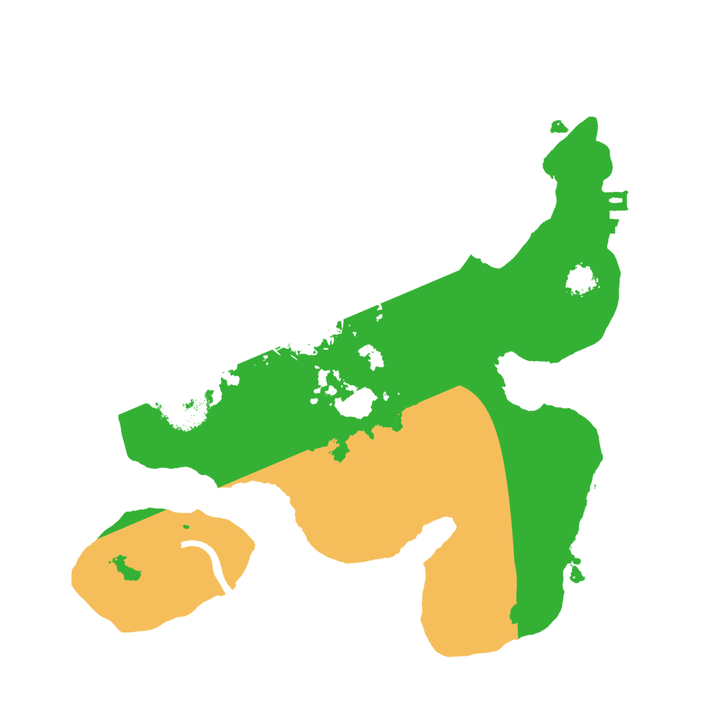 Biome Rust Map: Procedural Map, Size: 2200, Seed: 353591242