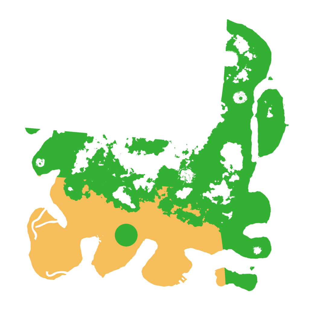 Biome Rust Map: Procedural Map, Size: 3600, Seed: 103468063