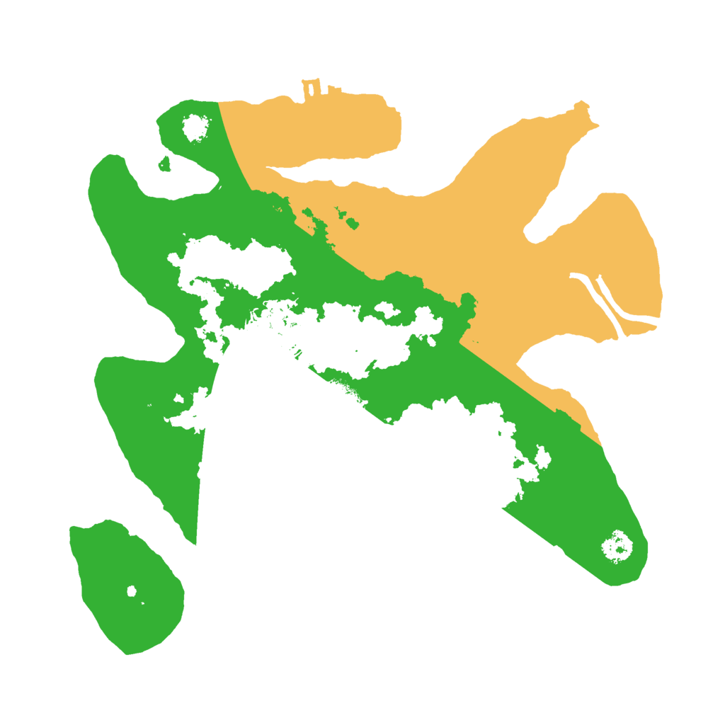 Biome Rust Map: Procedural Map, Size: 2500, Seed: 1483117433