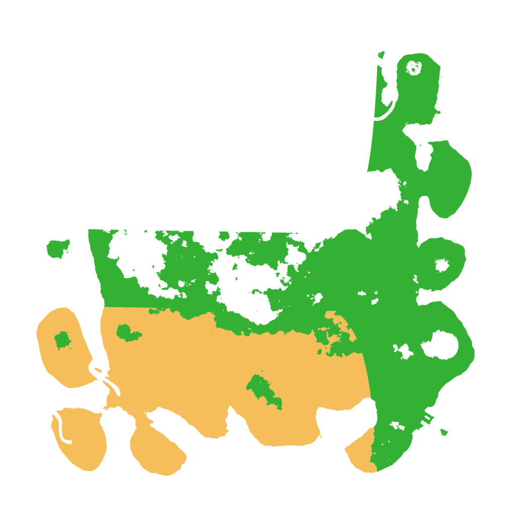 Biome Rust Map: Procedural Map, Size: 3500, Seed: 757728407