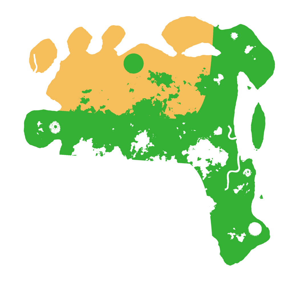 Biome Rust Map: Procedural Map, Size: 3850, Seed: 2139894951