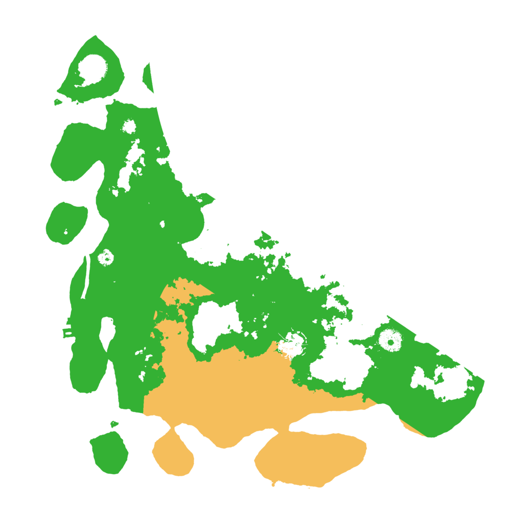 Biome Rust Map: Procedural Map, Size: 3500, Seed: 136013977