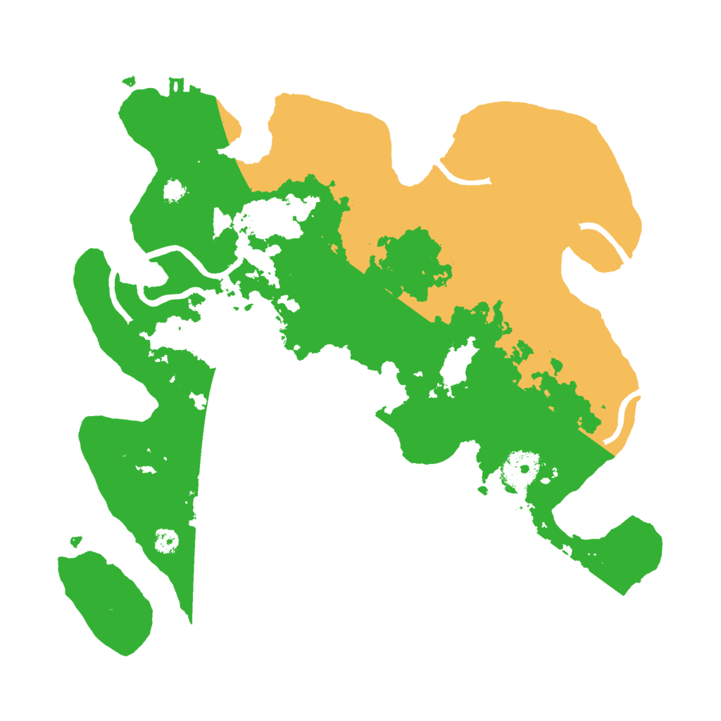 Biome Rust Map: Procedural Map, Size: 2999, Seed: 1483117433