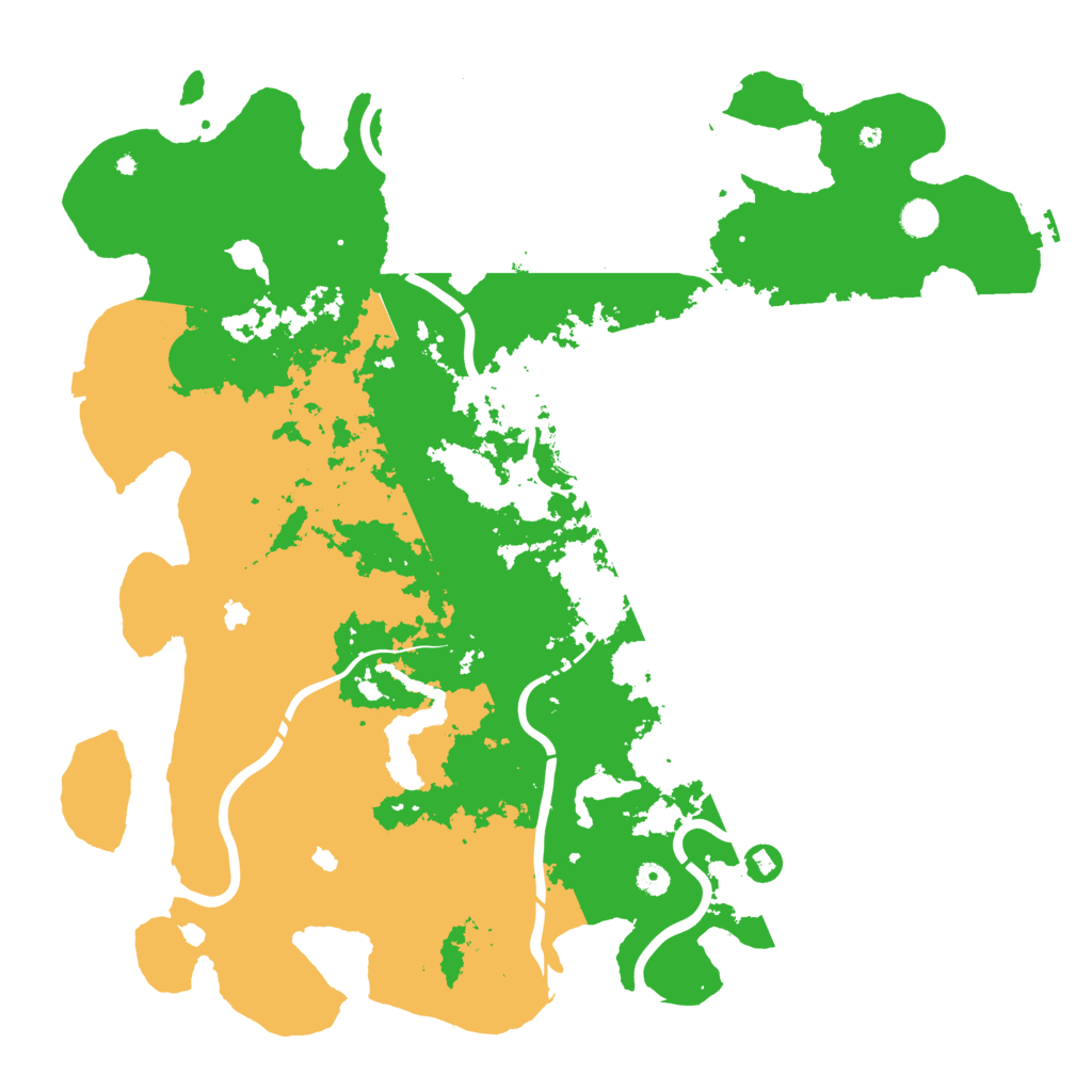 Biome Rust Map: Procedural Map, Size: 5000, Seed: 56612