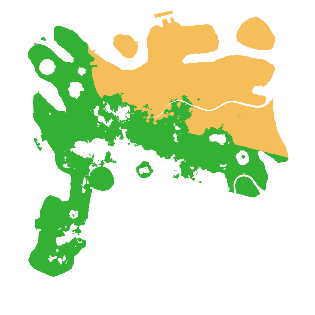 Biome Rust Map: Procedural Map, Size: 3500, Seed: 1146055468