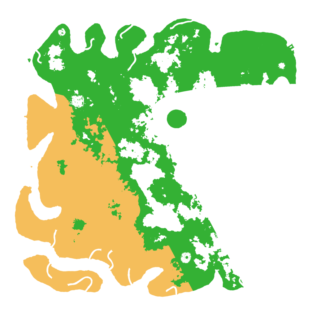 Biome Rust Map: Procedural Map, Size: 4500, Seed: 1111111111