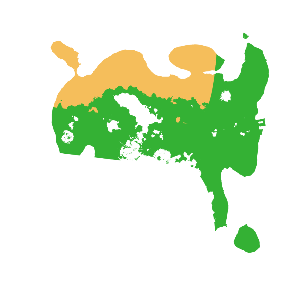 Biome Rust Map: Procedural Map, Size: 2500, Seed: 44366902