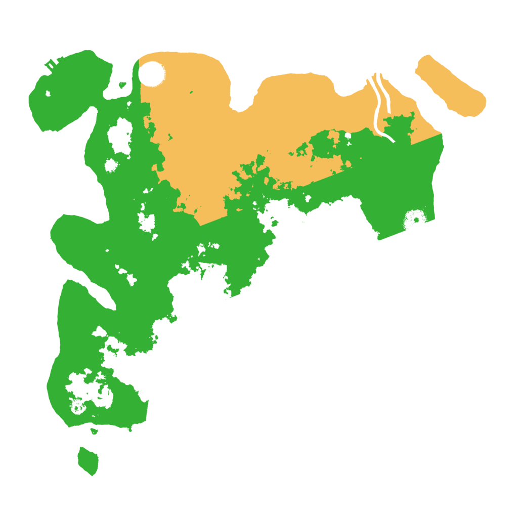 Biome Rust Map: Procedural Map, Size: 3600, Seed: 648261