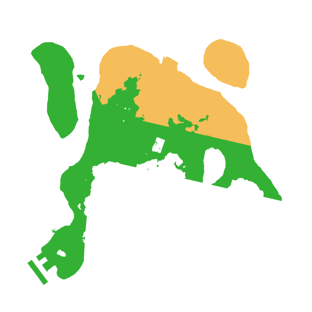 Biome Rust Map: Procedural Map, Size: 2300, Seed: 8198456