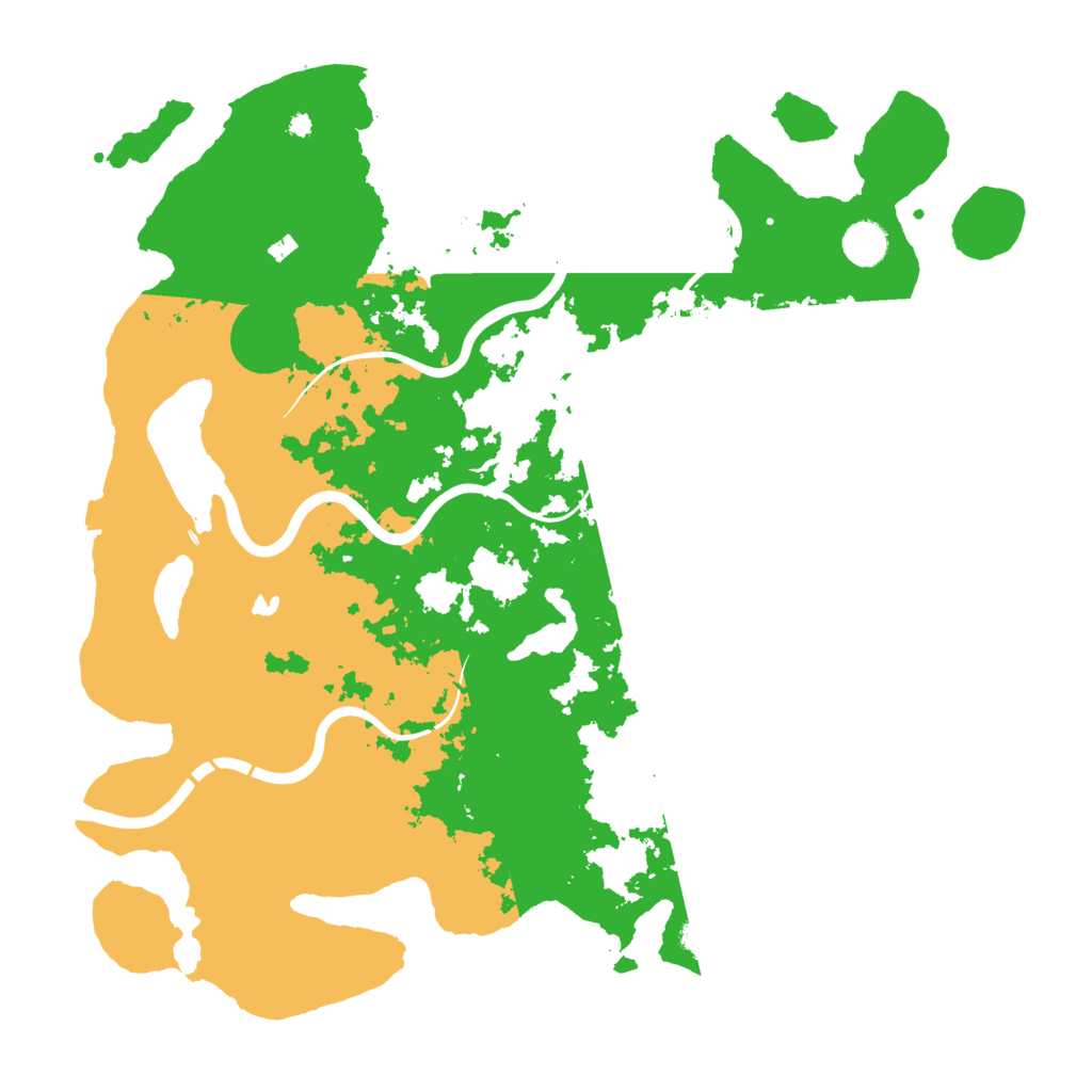 Biome Rust Map: Procedural Map, Size: 4250, Seed: 540080002