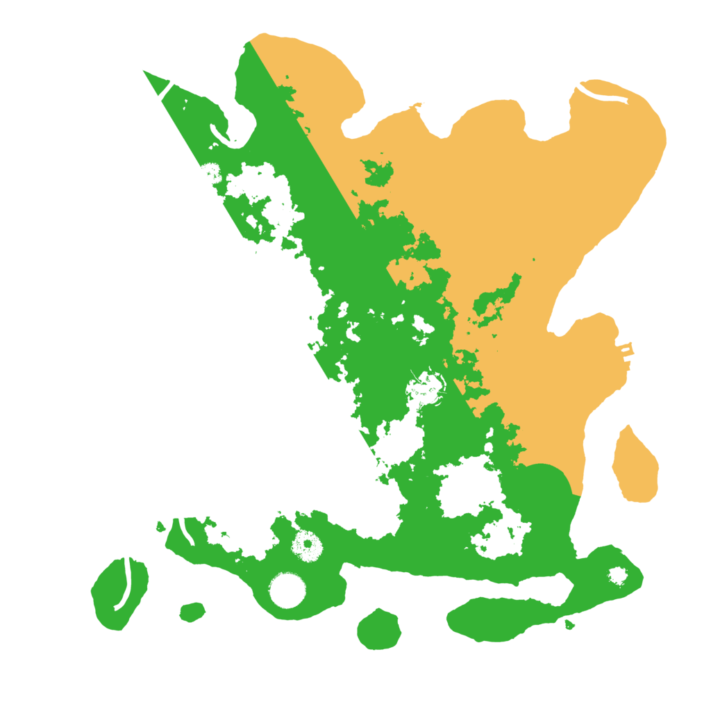Biome Rust Map: Procedural Map, Size: 3500, Seed: 551152938