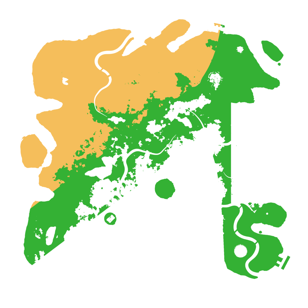 Biome Rust Map: Procedural Map, Size: 4250, Seed: 227225294