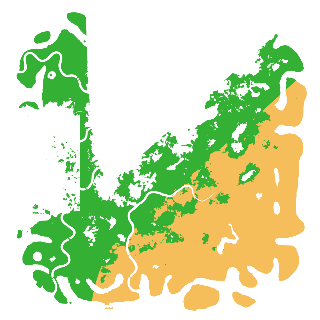 Biome Rust Map: Procedural Map, Size: 6000, Seed: 21456