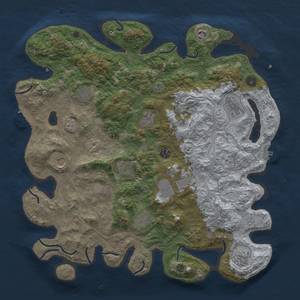 Thumbnail Rust Map: Procedural Map, Size: 4250, Seed: 2116012854, 18 Monuments