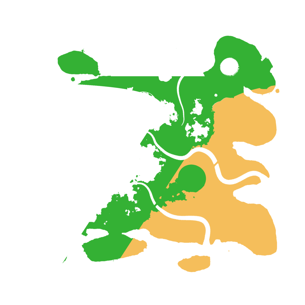 Biome Rust Map: Procedural Map, Size: 3000, Seed: 3149582