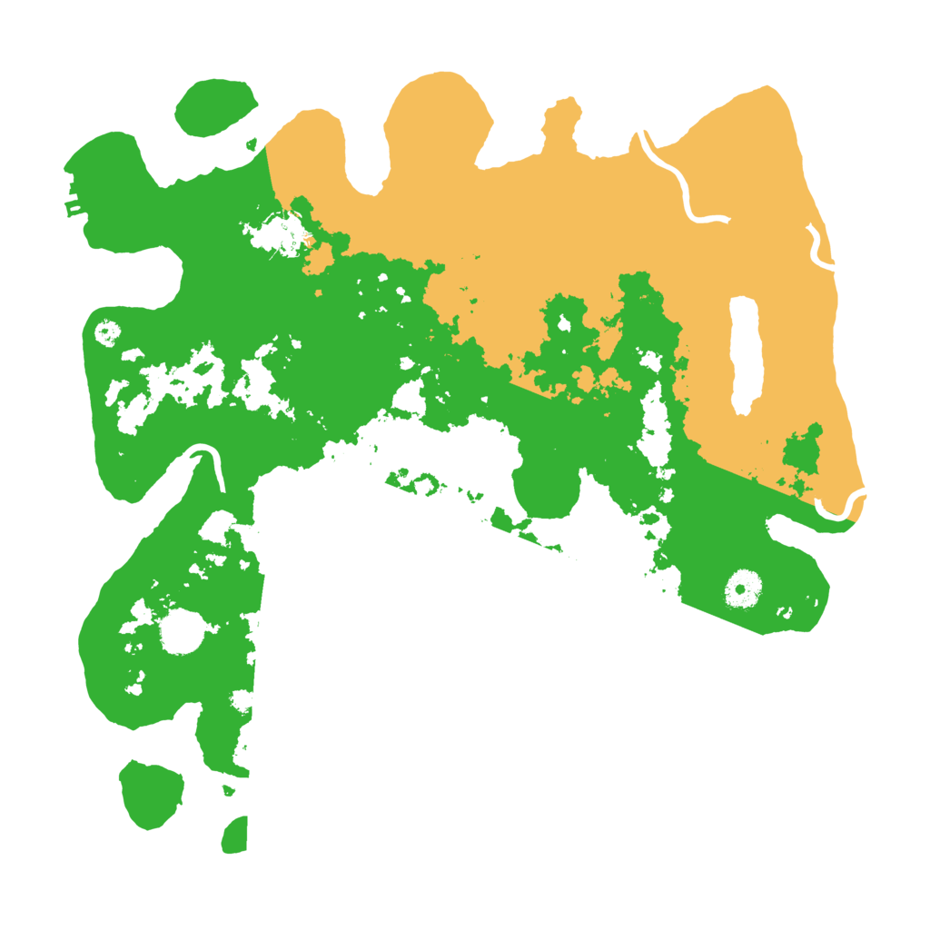 Biome Rust Map: Procedural Map, Size: 3750, Seed: 555