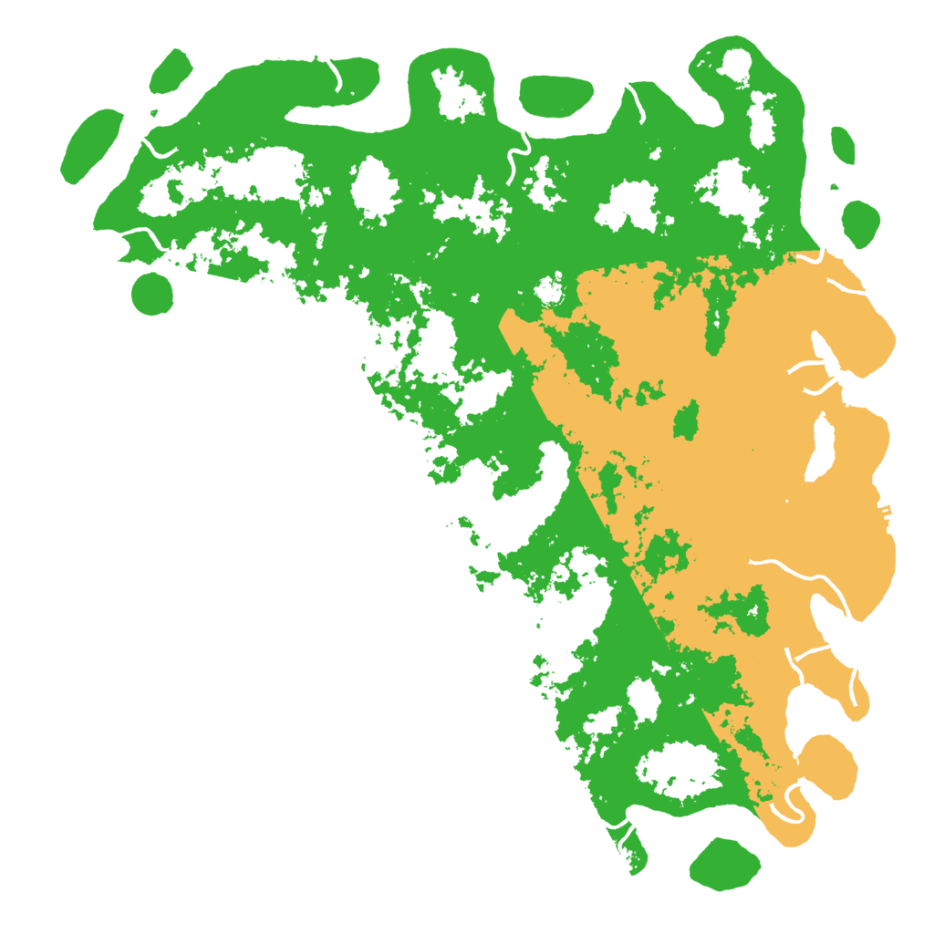 Biome Rust Map: Procedural Map, Size: 6000, Seed: 70643212