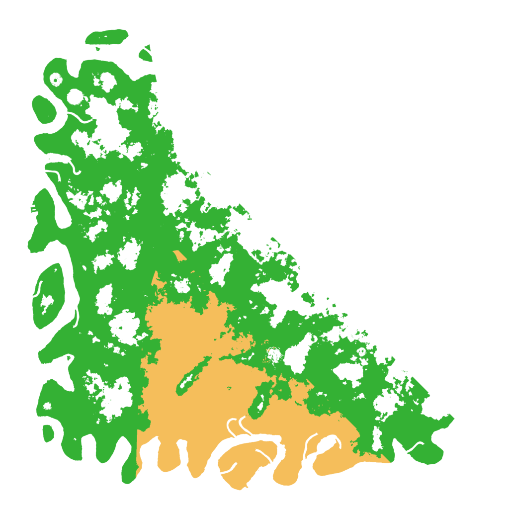 Biome Rust Map: Procedural Map, Size: 6000, Seed: 1297595048