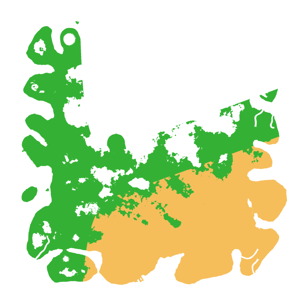 Biome Rust Map: Procedural Map, Size: 4500, Seed: 2074808349