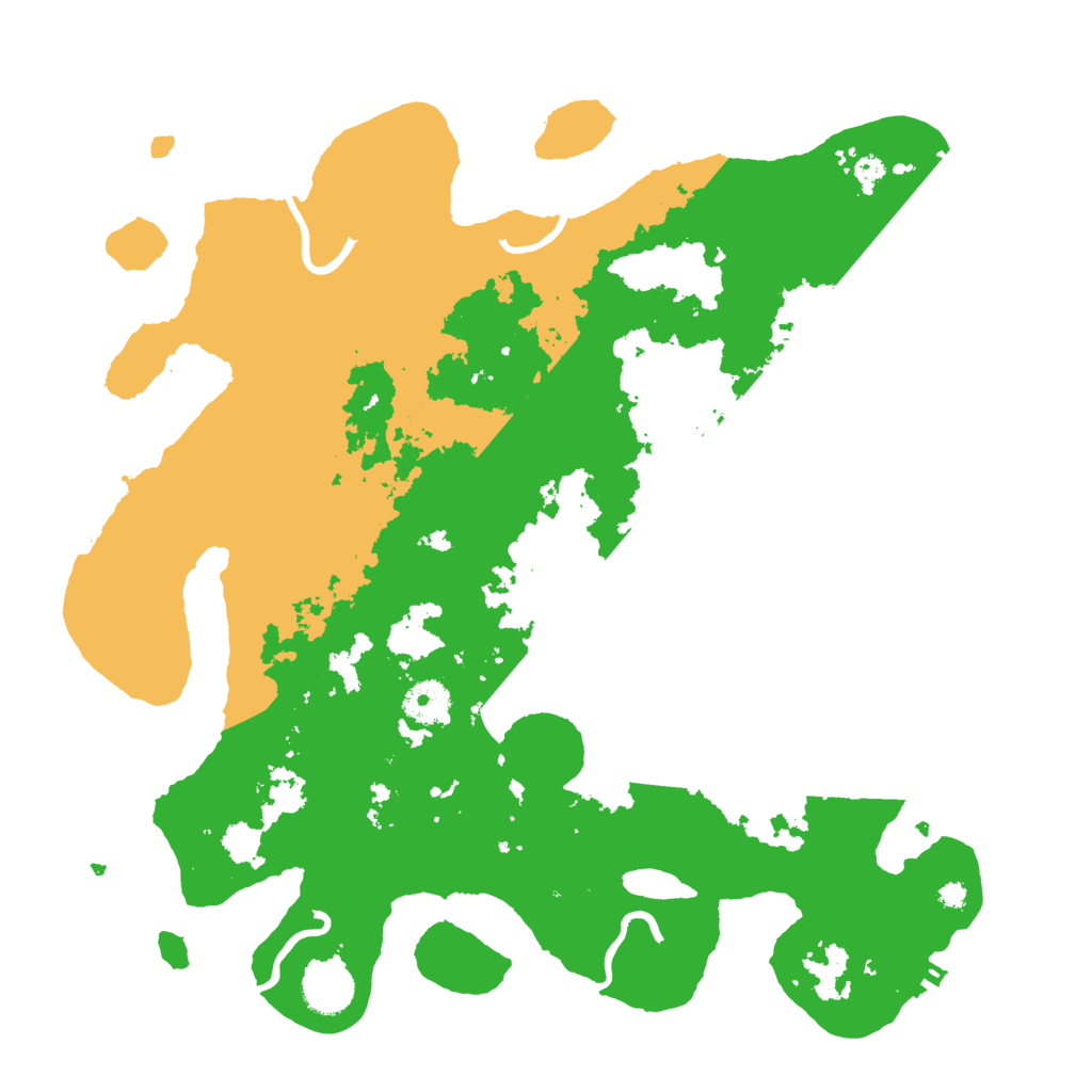 Biome Rust Map: Procedural Map, Size: 3700, Seed: 1224015409
