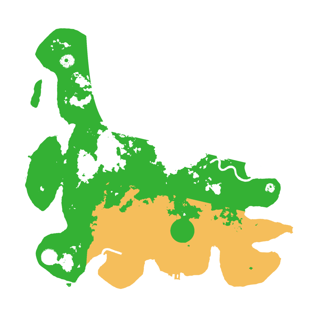 Biome Rust Map: Procedural Map, Size: 3500, Seed: 1002679249