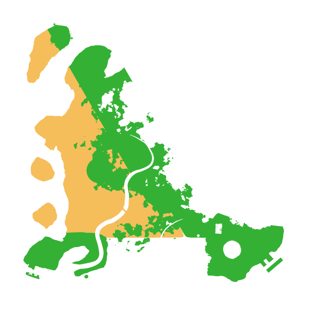 Biome Rust Map: Procedural Map, Size: 3350, Seed: 123