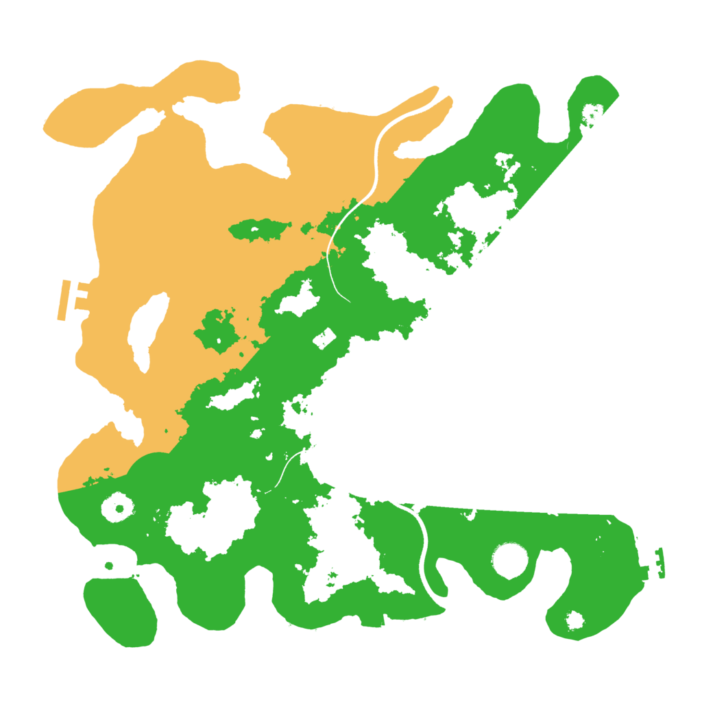 Biome Rust Map: Procedural Map, Size: 3500, Seed: 1925403