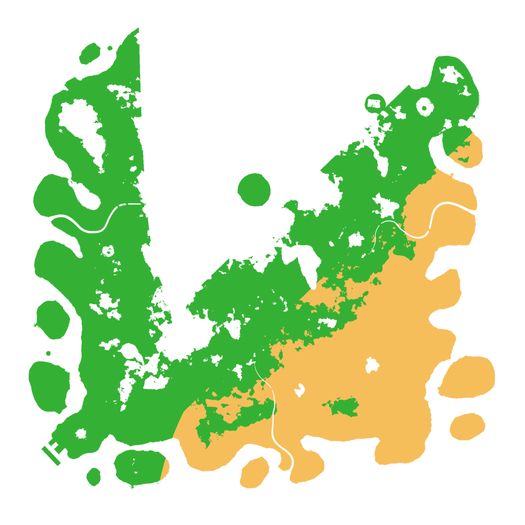 Biome Rust Map: Procedural Map, Size: 4500, Seed: 918934915