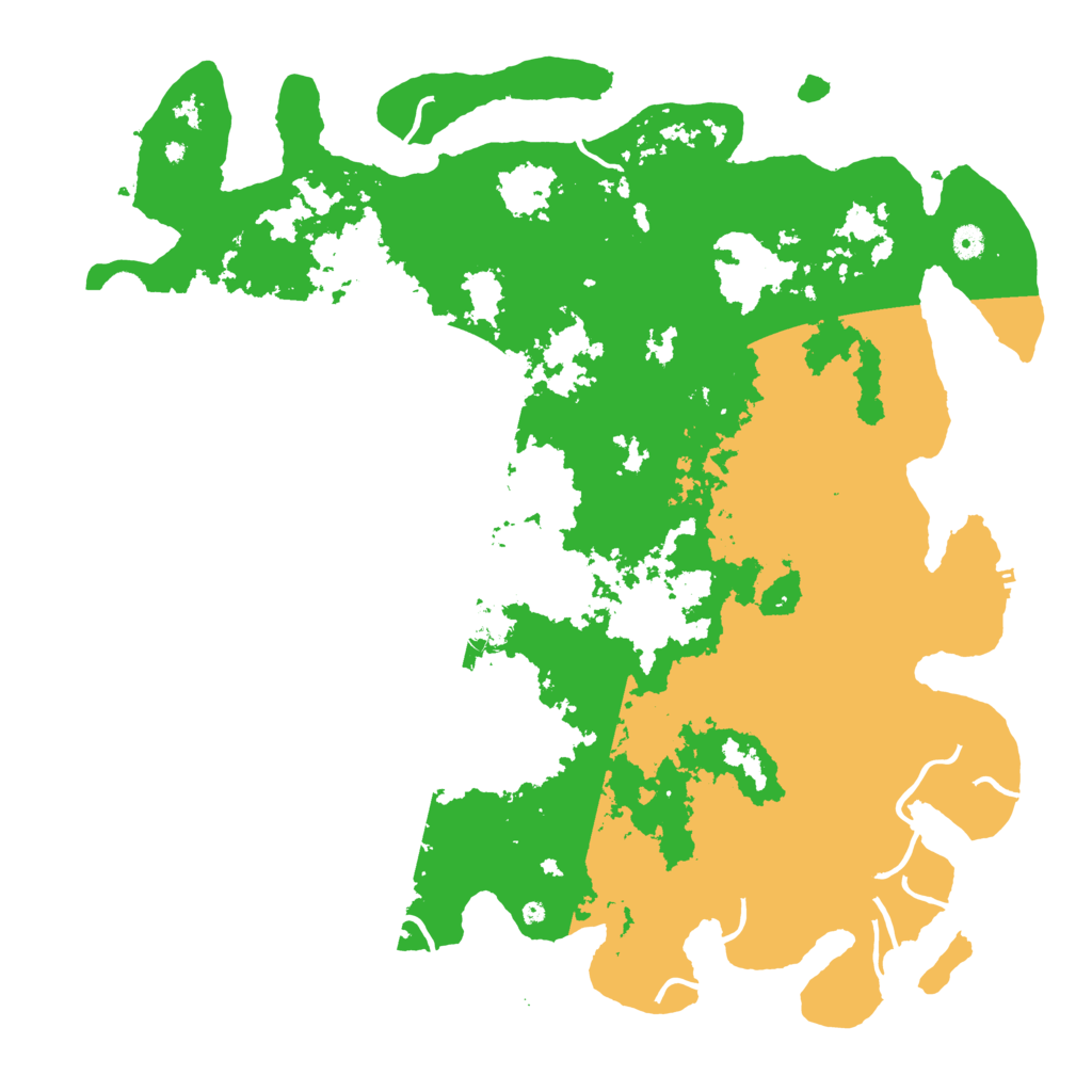 Biome Rust Map: Procedural Map, Size: 5000, Seed: 1000