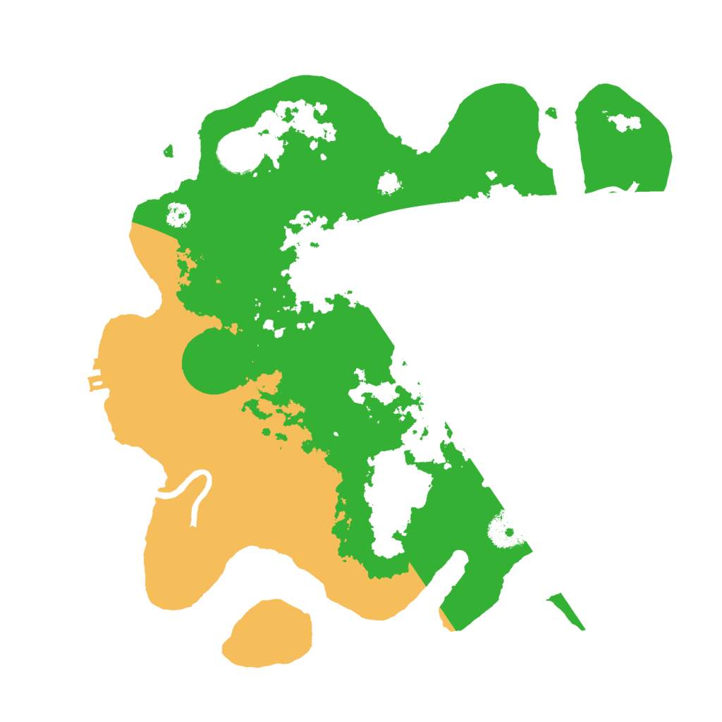 Biome Rust Map: Procedural Map, Size: 3000, Seed: 76661