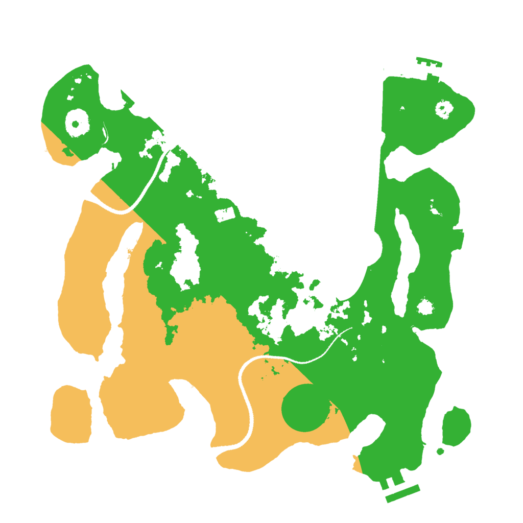 Biome Rust Map: Procedural Map, Size: 3000, Seed: 2009534515