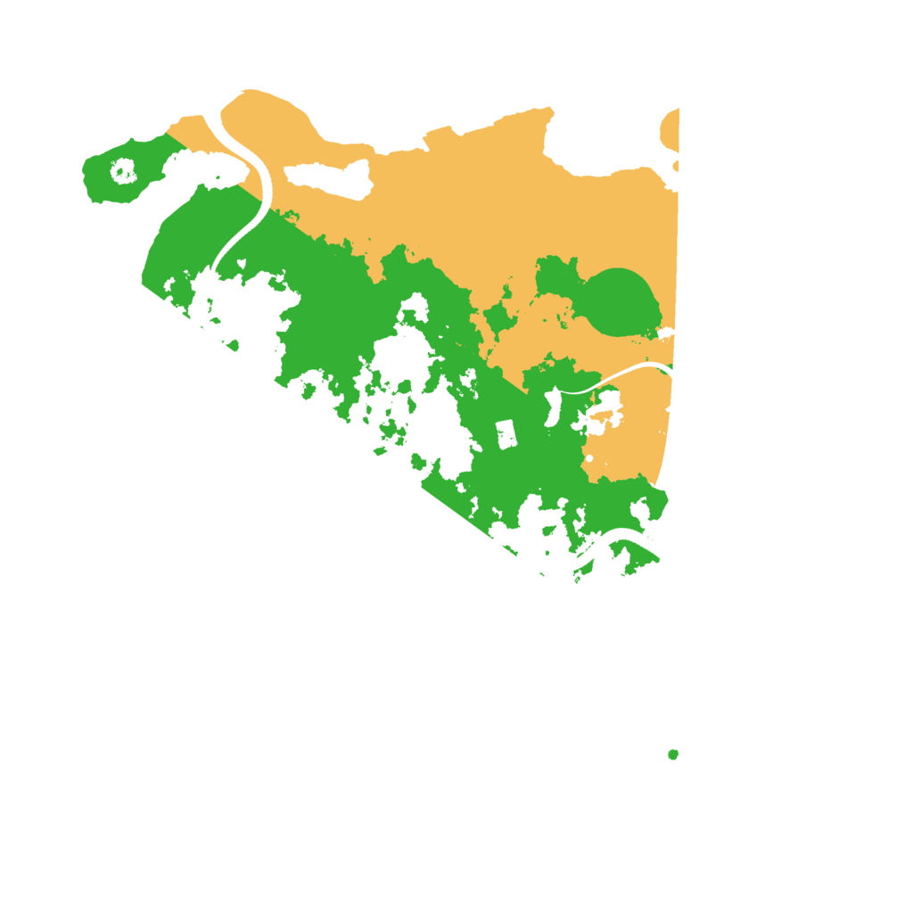 Biome Rust Map: Procedural Map, Size: 3500, Seed: 1935403