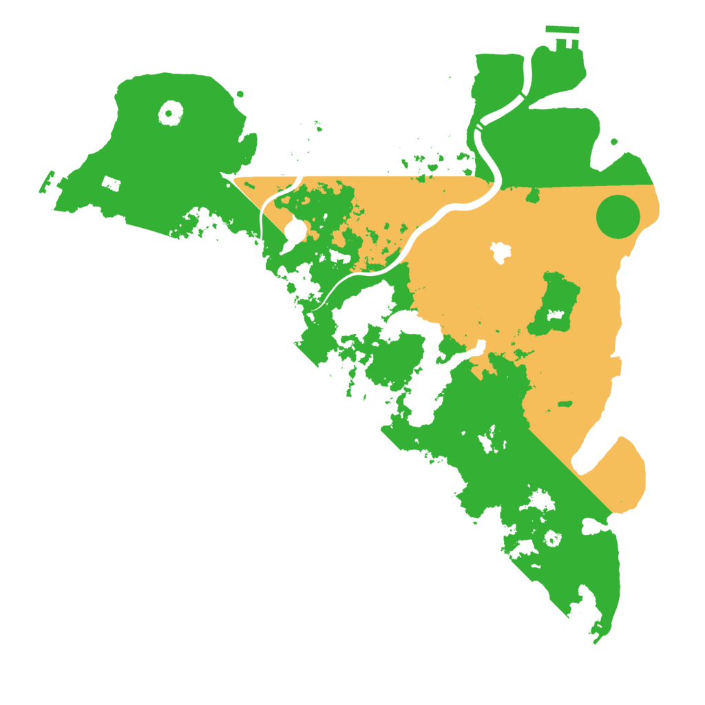 Biome Rust Map: Procedural Map, Size: 4250, Seed: 497125053
