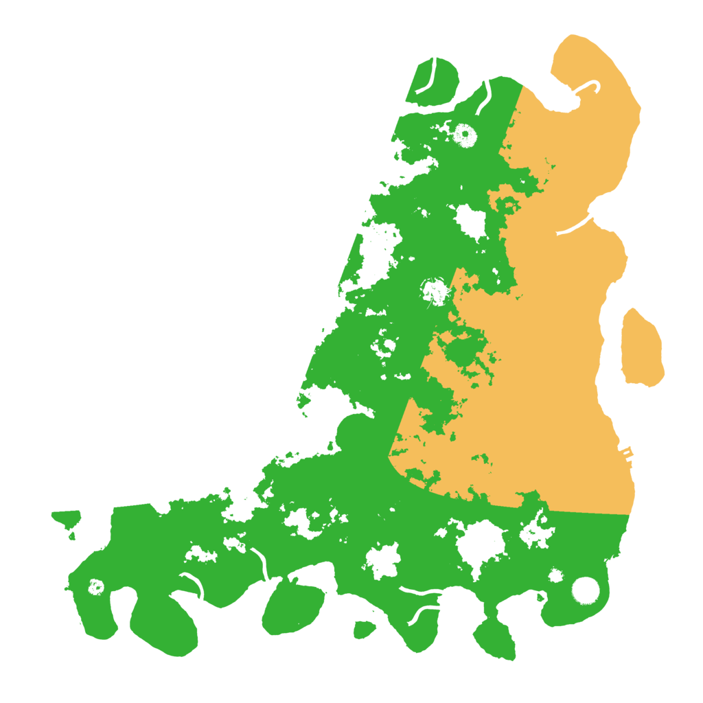 Biome Rust Map: Procedural Map, Size: 4500, Seed: 1709534820