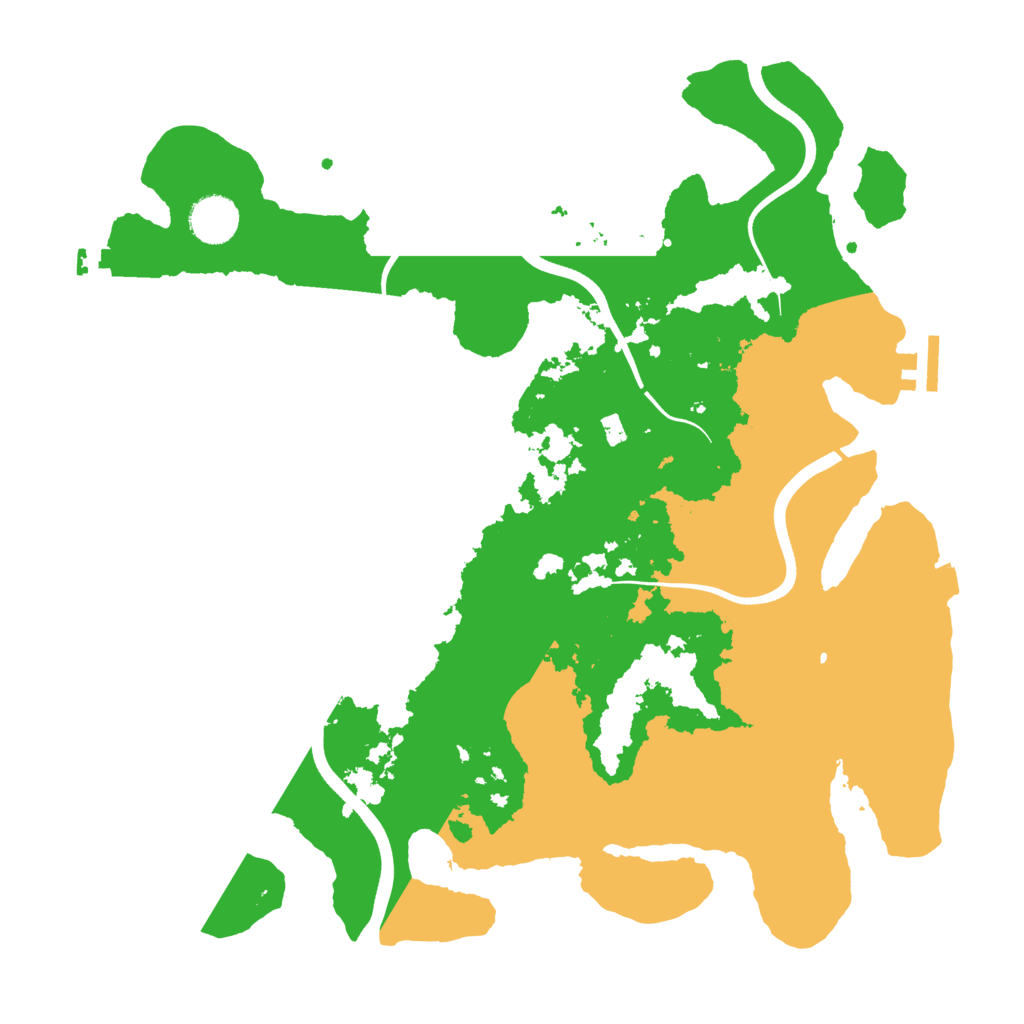 Biome Rust Map: Procedural Map, Size: 3700, Seed: 1510305053