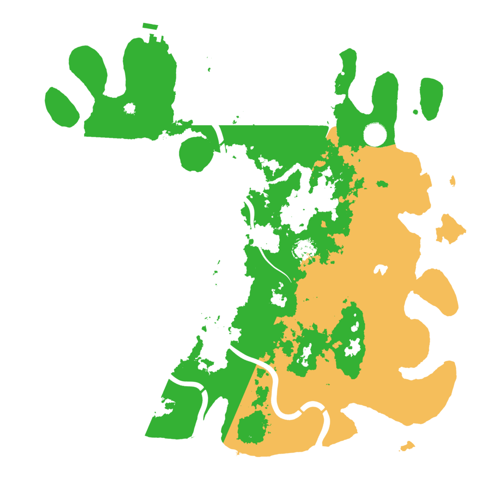 Biome Rust Map: Procedural Map, Size: 4000, Seed: 1240667422